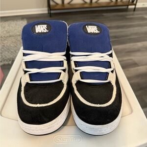 Vans Kids' Black and Blue Sneakers